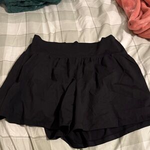 HALARA Black Active Shorts with Built-In Shorts